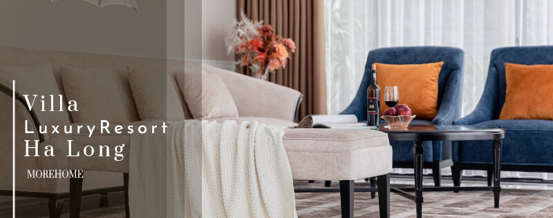  Thư giãn với thiết kế nội thất biệt thự nghỉ dưỡng Villa Luxury Resort Hạ Long Quảng Ninh